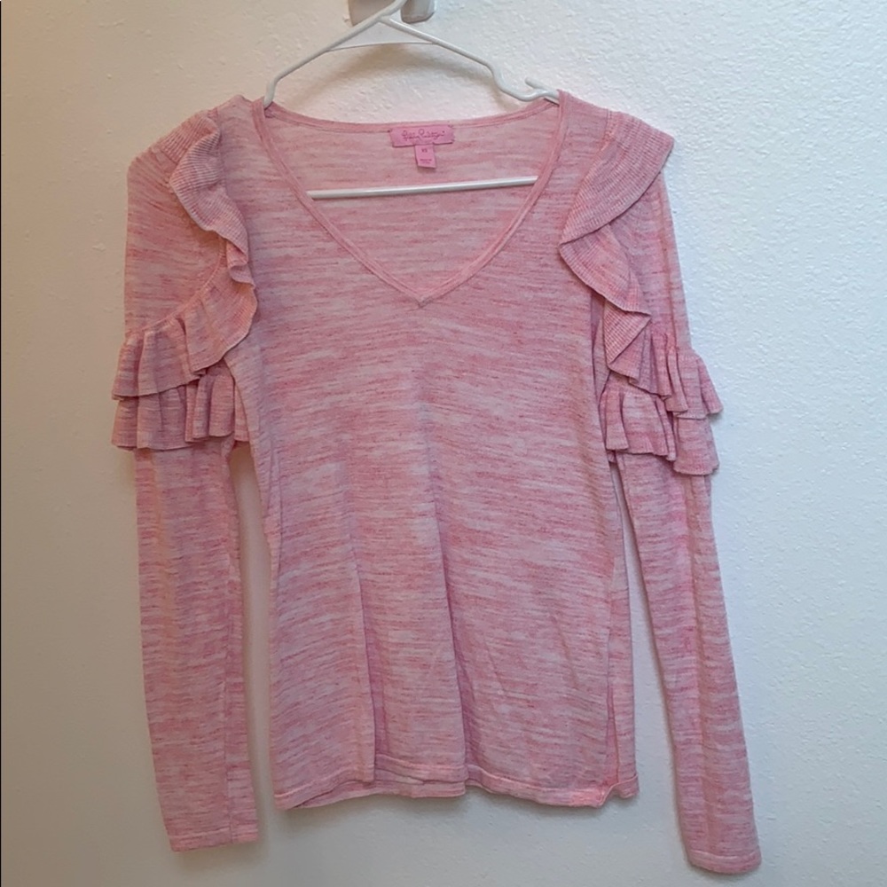 Lilly Pulitzer pink sweater size XS